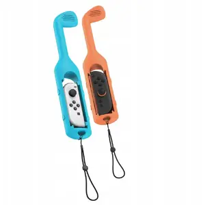 Аксессуар для контроллера Yaxo держатель Joy-Con Golf Set для Nintendo Switch/Switch 2 — Inferno Orange и Hydro Blue