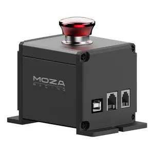 Avārijas apturēšanas poga MOZA Moza Racing E-Stop Switch RS063 — melna, poga priekš PC simulācijas sacīkstēm