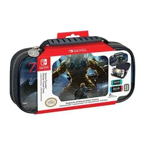 Cietā pārnēsājamā spēļu konsolei somiņa BIGBEN NNS42Z priekš Nintendo, melna, aizsargkorpuss