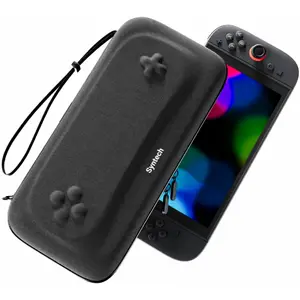 Жесткий защитный чехол‑кейс для Nintendo Switch — дорожный футляр с местом для консоли, аксессуаров и до 10 карт игр