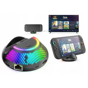 Docking Station JYS SB11131 for Nintendo Switch 2 — HDMI 4K, 2‑port TV Dock with Charger