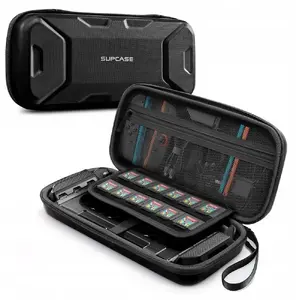 Pārnēsāšanas maciņš SupCase priekš Nintendo Switch (Carrying Plus) — melns