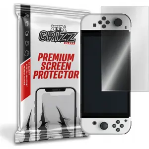 Matte screen protector film GrizzGlass for Nintendo Switch OLED by GrizzGlass