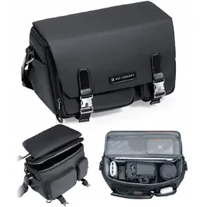 Camera Sling Bag K&F SB10554 — 10L photography sling for DSLR, mirrorless, drone, gimbal — black