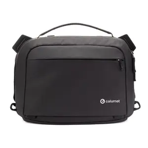Calumet CALSBPM07B Photo Studio Equipment Bag Made of Nylon in Black Compatible with Any Brand