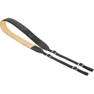 Camera strap B&W 1102622 black leather 30 mm width