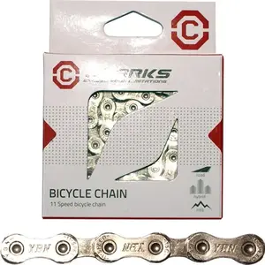 Bicycle Chain Clarks C11 for 11-speed, 1/2" x 11/128" pitch, 116 links, 5.6 mm inner width, includes quick link, silver