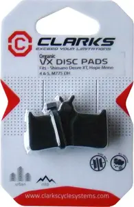 Тормозные колодки Clarks для Shimano XT 755/756 M775 и Hope Mono 4/5 — коробка 20 пар
