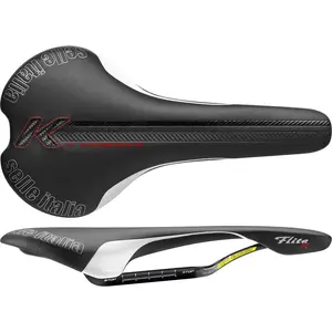 Selle Italia sēdeklis FLITE KIT CARBONIO L Carbon/Keramic 7x9 Fibra-tek 180g Melns