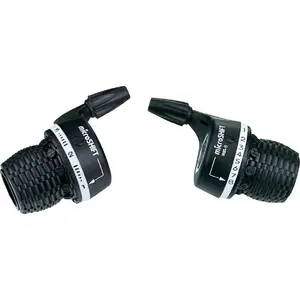 Shifter Microshift MSH-MS25-8, 3x8-speed twist shifter, compatible with Shimano, indexed shifting