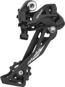 Rear derailleur Microshift XLE 10-speed, Shimano-compatible, long cage, max sprocket 36–42T, total capacity 47T