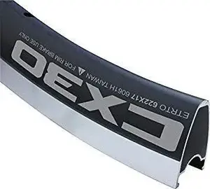 Road rim Alexrims CX30 700c 32 holes CNC sidewall black