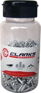 Brake/Derailleur Cable End Caps Clarks CX88DP aluminium silver 1.0–1.6 mm 500 pcs