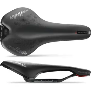 Седло Selle Italia Flite Boost Kit Carbonio S, карбон +10 мм, рельс 7x9, Fibra-Tek, черное