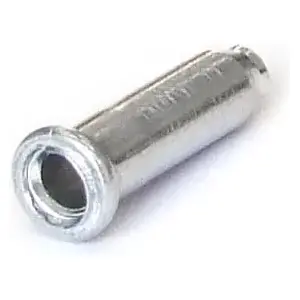 Brake/Shift Cable End Caps Clarks CX88DP 1.0–1.6 mm Aluminum 10 pcs Silver