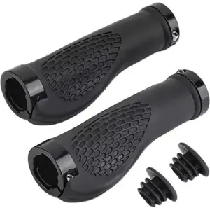 Handlebar Grips Trizand model 23230 — pair of bicycle rubber grips