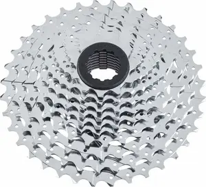 Cassette Microshift R10/XLE 10-speed steel, Shimano-compatible, 11-34T range, chrome finish