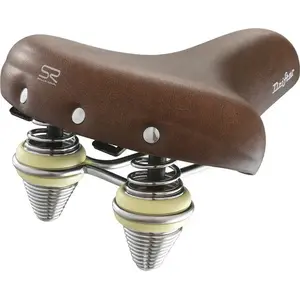 Sēdeklis SELLE ROYAL Premium Relaxed 90st Drifter Small — unisex ar želeju un atsperēm, brūns