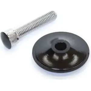 Clarks bicycle headset top cap with bolt 1 1/8" (CLA-C118HSC-1PB)