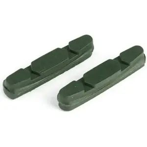 Brake pads Clarks CP231 for road calipers, 52 mm, green, compatible with Shimano and Campagnolo rims (ceramic-compatible)