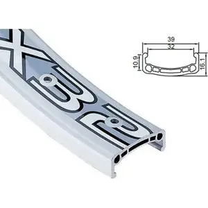 Bicycle rim Alexrims Obręcz extreme DX32 CNC 24" x 48mm white (ALX-DX32484BL)