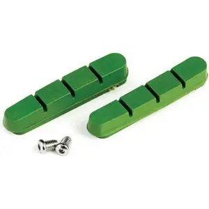 Brake pads Clarks CP201 road 52mm green — compatible with Shimano, Campagnolo, Avid, Tektro, ceramic rims