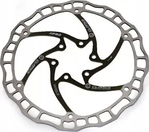 Brake rotor Clarks CD-08 180 mm, IS mounting, silver-black