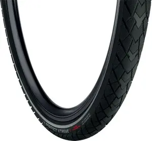 Bicycle tire Vredestein trekking PERFECT XTREME 28 x 1 5/8 x 1 3/8 (37-622) puncture-resistant with reflective stripe, wire bead, black