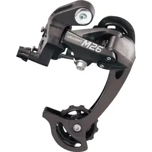 Rear Derailleur Microshift MSH-RD-M26L, 7-8 speed (2/3x7/8), long cage, compatible with Shimano, max cog 28–36T, min cog 11–12T, total capacity 45T