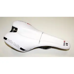 Saddle Selle Italia SLR Boost TM S, manganese rails 7, size S, white (test, new)
