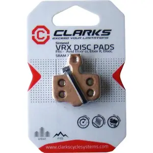 Bremžu kluči Clarks CLA-VRX841C — sinterēti metāliski priekš AVID Elixir 1/3/5/CR/R un SRAM XX/X0