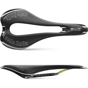 Седло Selle Italia SLR Tekno Flow S — карбон/keramic рельсы 7x9, carbon/fibra-tek, 110 г