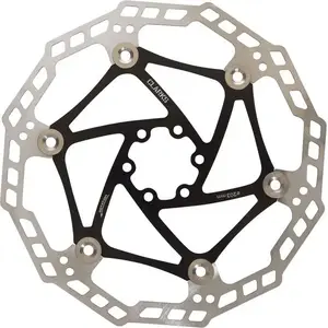 Brake disc Clarks Floating Style Liteweight 160 mm — floating rotor, black