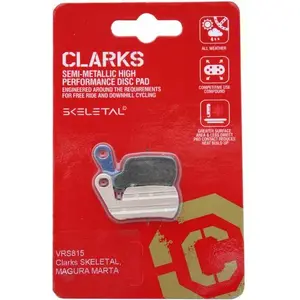 Тормозные колодки Clarks MAGURA (Marta 2002–2008, Marta SL) CLARKS (EXO, Skeletal) полуметаллические