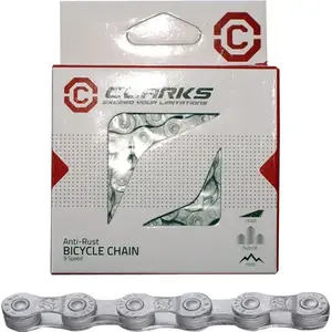 Bicycle Chain Clarks CL9 RB (9-speed, 1/2" x 11/128", 116 links, 6.4 mm, quick link, anti-corrosion)