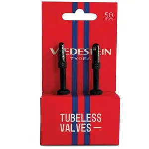 Tubeless valve Vredestein 50 mm, black — VRD-50002