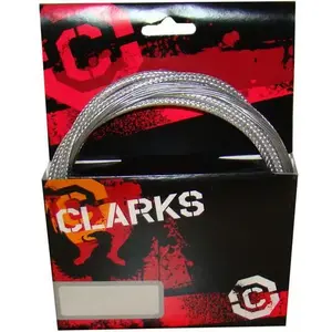 Brake cable kit Clarks PRE LUBE CARBON - bicycle brake housing silver, carbon