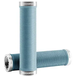 Bicycle Handlebar Grips Rockbros twist-lock anti-slip — blue