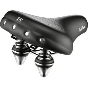 Sēdeklis SELLE ROYAL PREMIUM RELAXED 90° Drifter ar gēlu un atsperēm, unisex, melns