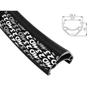 Alexrims MTB rim MD23 27.5" 32 holes Tubeless Ready, sealed black (ALX-MD23275)