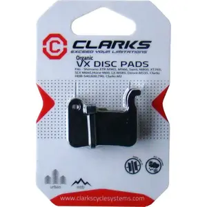 Brake pads Clarks for SHIMANO XTR M965/M966, Saint M800, XT 765, SLX M665, Hone M60, LX M585, Deore M535 (CLA-VX824C)