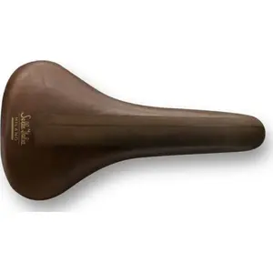 Седло Selle Italia Turbo Bullitt Fec Alloy 7 - кожаное коричневое, 358 г