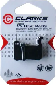 Тормозные колодки Clarks для SHIMANO XTR M965/M966, Saint M800, XT 765, SLX M665, Hone M60, LX M585, Deore M535 — коробка 20 пар