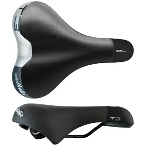 Седло Selle Italia Sportouring T 3 S (idmatch S1), рельс Fec Alloy, Light Gel, 492 г