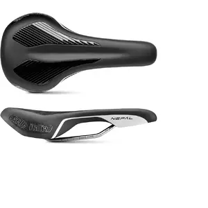 Sēdeklis Selle Italia NEPAL TI S krosa braukšanai, unisex, melns, platums 13.8 cm, dziļums 26.8 cm, 260 g