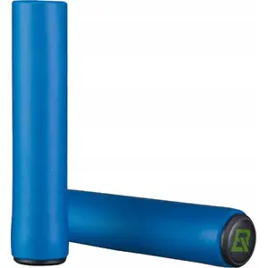 Bicycle handlebar grips RockBros model 1024540 blue – silicone foam ergonomic grips