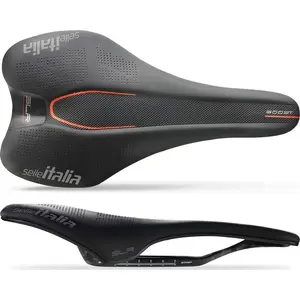 Saddle Selle Italia SLR Boost Kit Carbonio L, carbon +10mm, 7x9 rails, fibra-tek, black