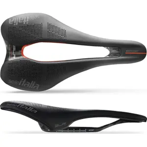 Selle Italia saddle SLR Boost Kit Carbonio Superflow S — Carbon rail +10mm, Fibra-Tek, 122 g