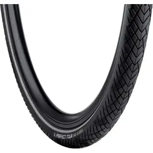 Bicycle tyre Vredestein Perfect Tour 28x1.75 (47-622) wire bead, puncture-resistant insert, black with reflector