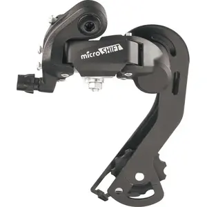 Rear Derailleur Microshift MSH-RD-M21L, 6-7 speed (2/3x6/7), long cage, max 28–30T, min 13–14T, capacity 43T